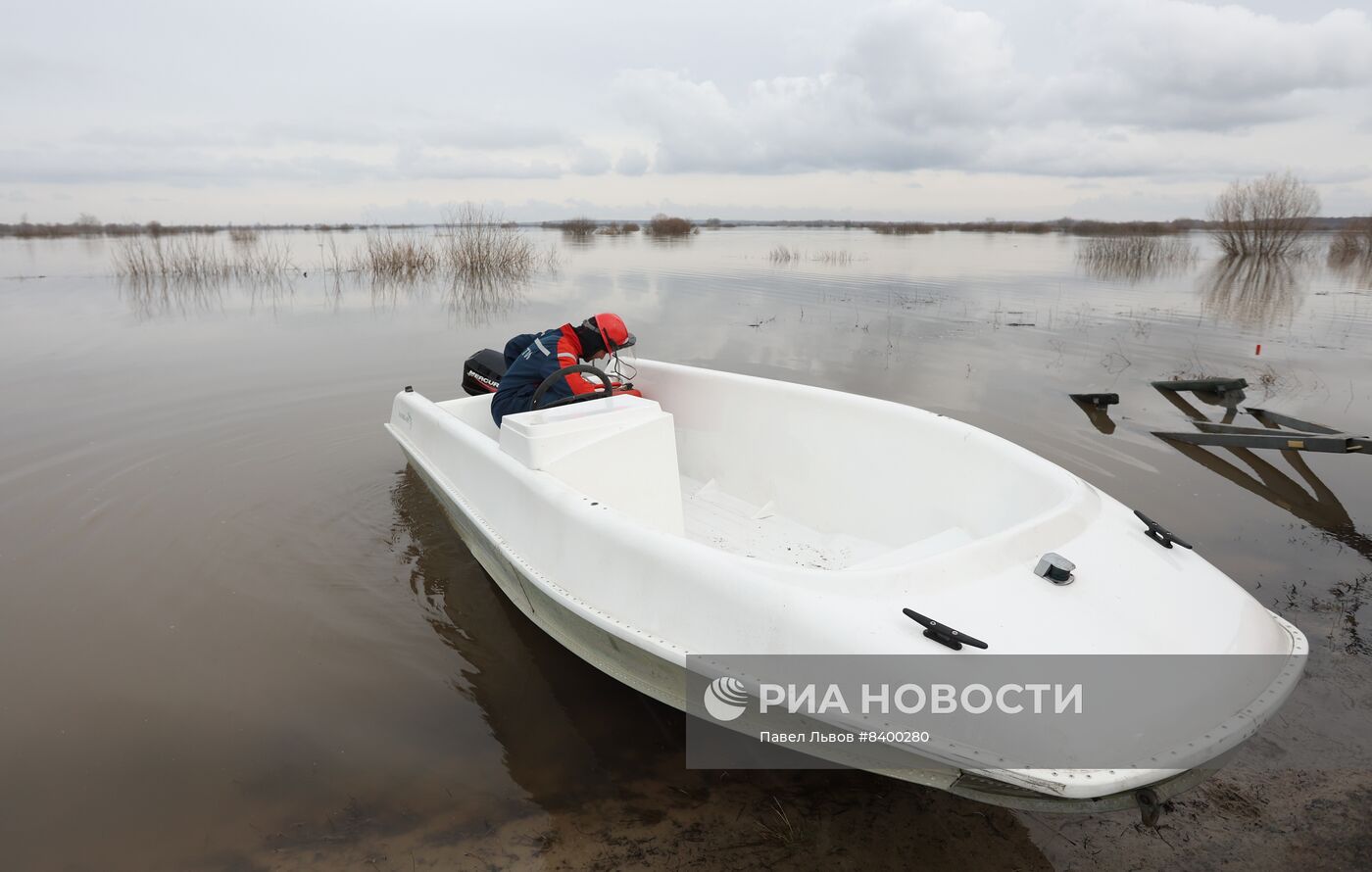 Учения по предупреждению и ликвидации последствий паводков