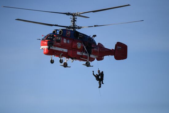 Учения по предупреждению и ликвидации последствий паводков