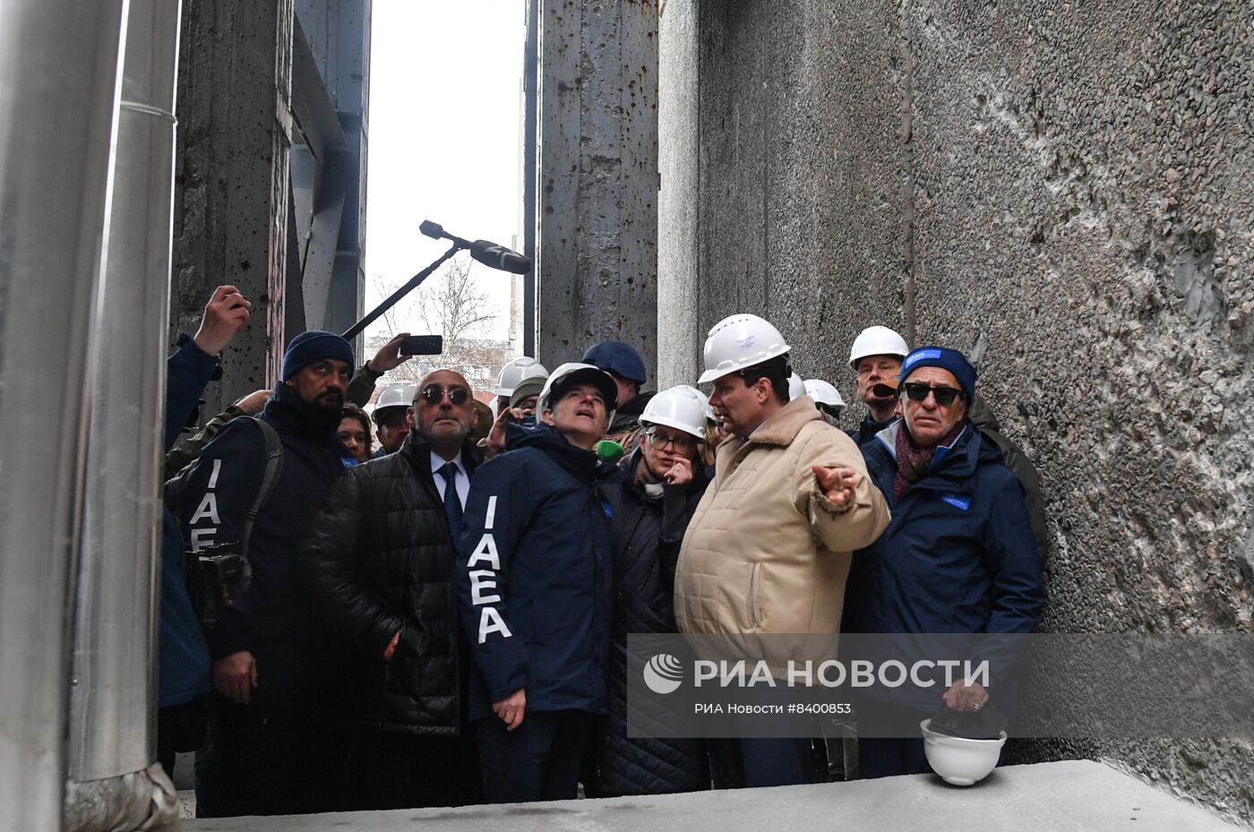 Визит главы МАГАТЭ Р. Гросси на Запорожскую АЭС