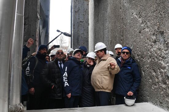 Визит главы МАГАТЭ Р. Гросси на Запорожскую АЭС