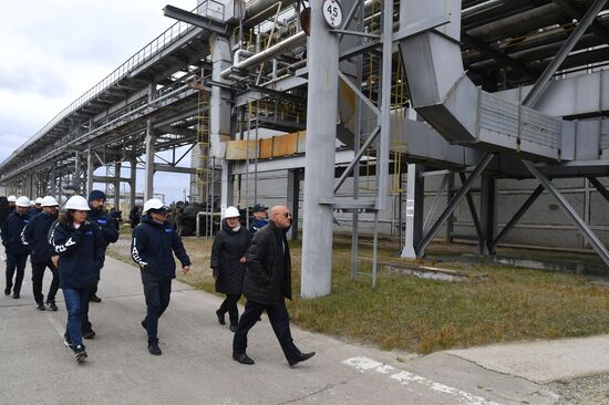 Визит главы МАГАТЭ Р. Гросси на Запорожскую АЭС