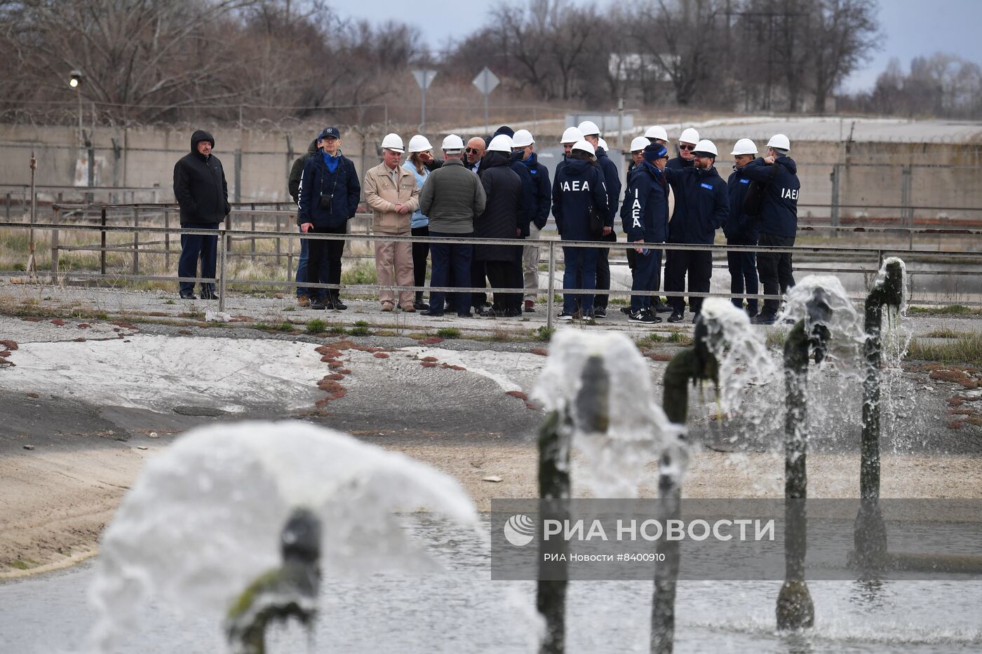 Визит главы МАГАТЭ Р. Гросси на Запорожскую АЭС