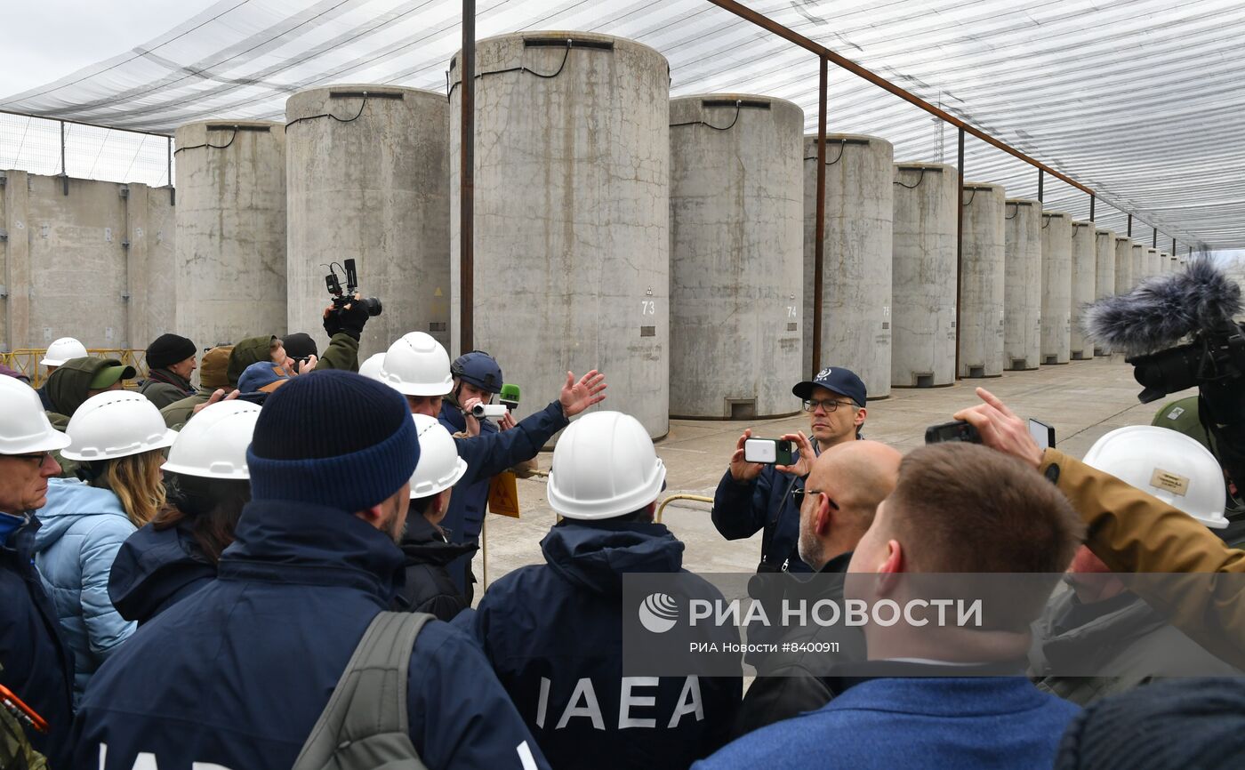 Визит главы МАГАТЭ Р. Гросси на Запорожскую АЭС