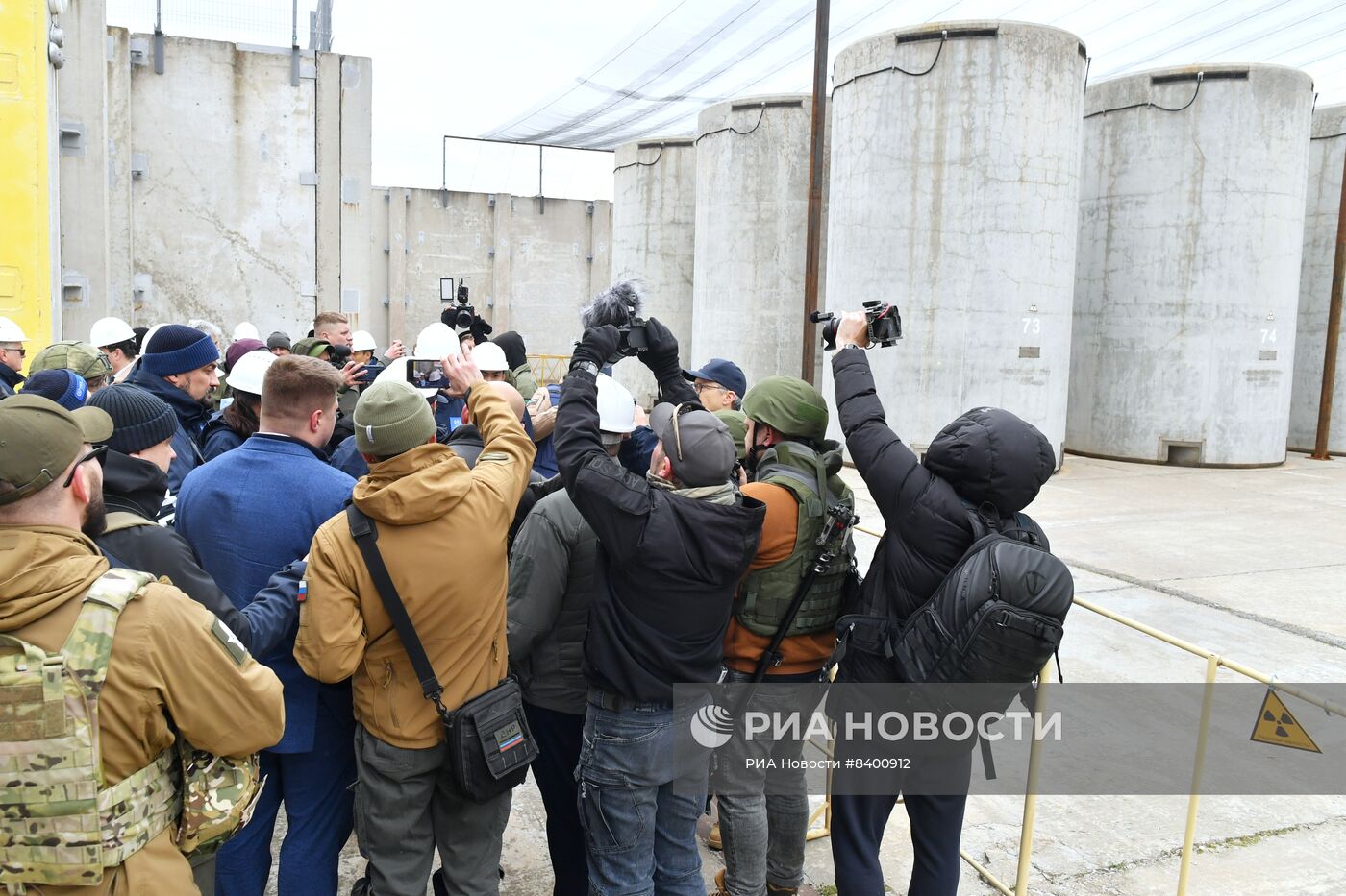 Визит главы МАГАТЭ Р. Гросси на Запорожскую АЭС