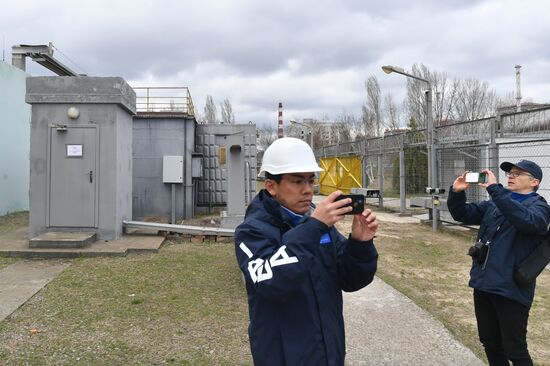 Визит главы МАГАТЭ Р. Гросси на Запорожскую АЭС