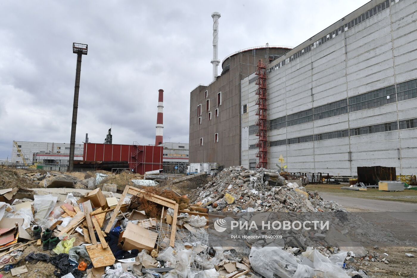 Визит главы МАГАТЭ Р. Гросси на Запорожскую АЭС