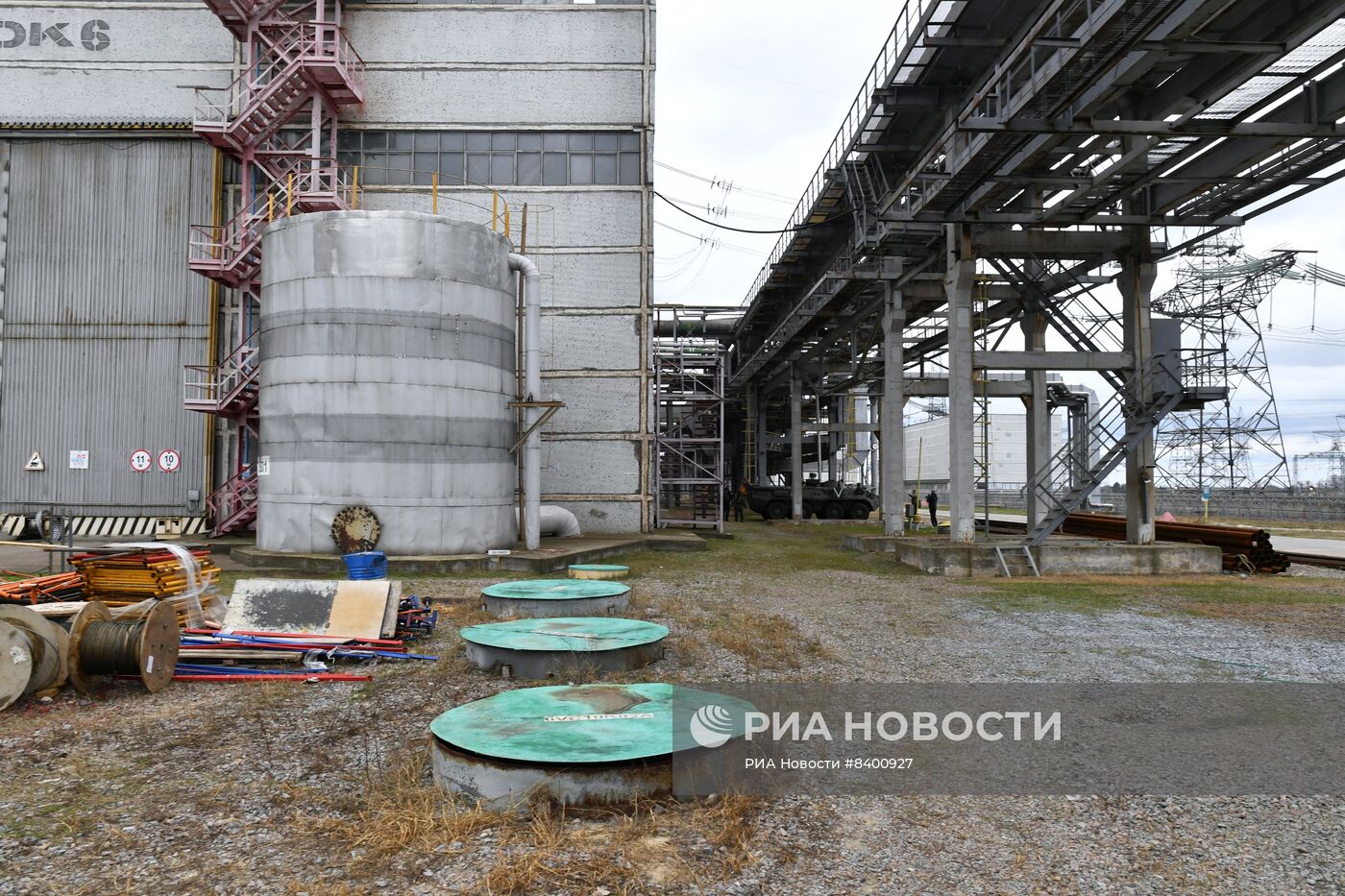 Визит главы МАГАТЭ Р. Гросси на Запорожскую АЭС