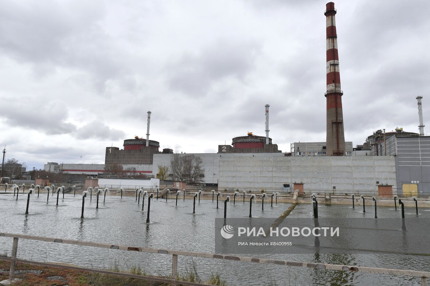 Визит главы МАГАТЭ Р. Гросси на Запорожскую АЭС