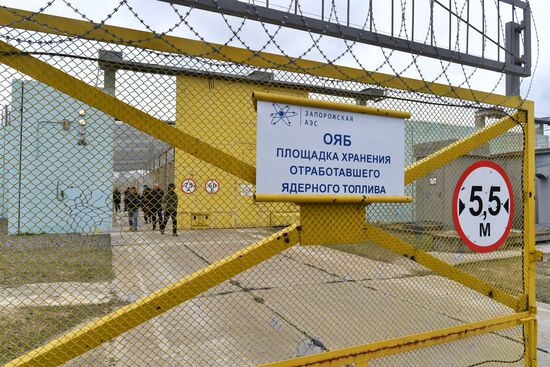 Визит главы МАГАТЭ Р. Гросси на Запорожскую АЭС