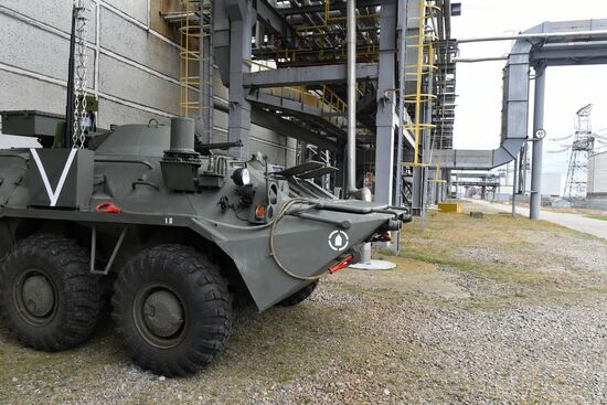 Визит главы МАГАТЭ Р. Гросси на Запорожскую АЭС