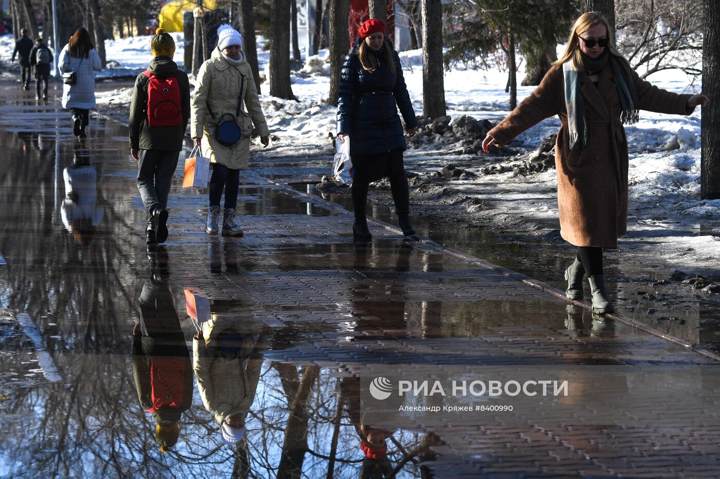 Весна в Новосибирске