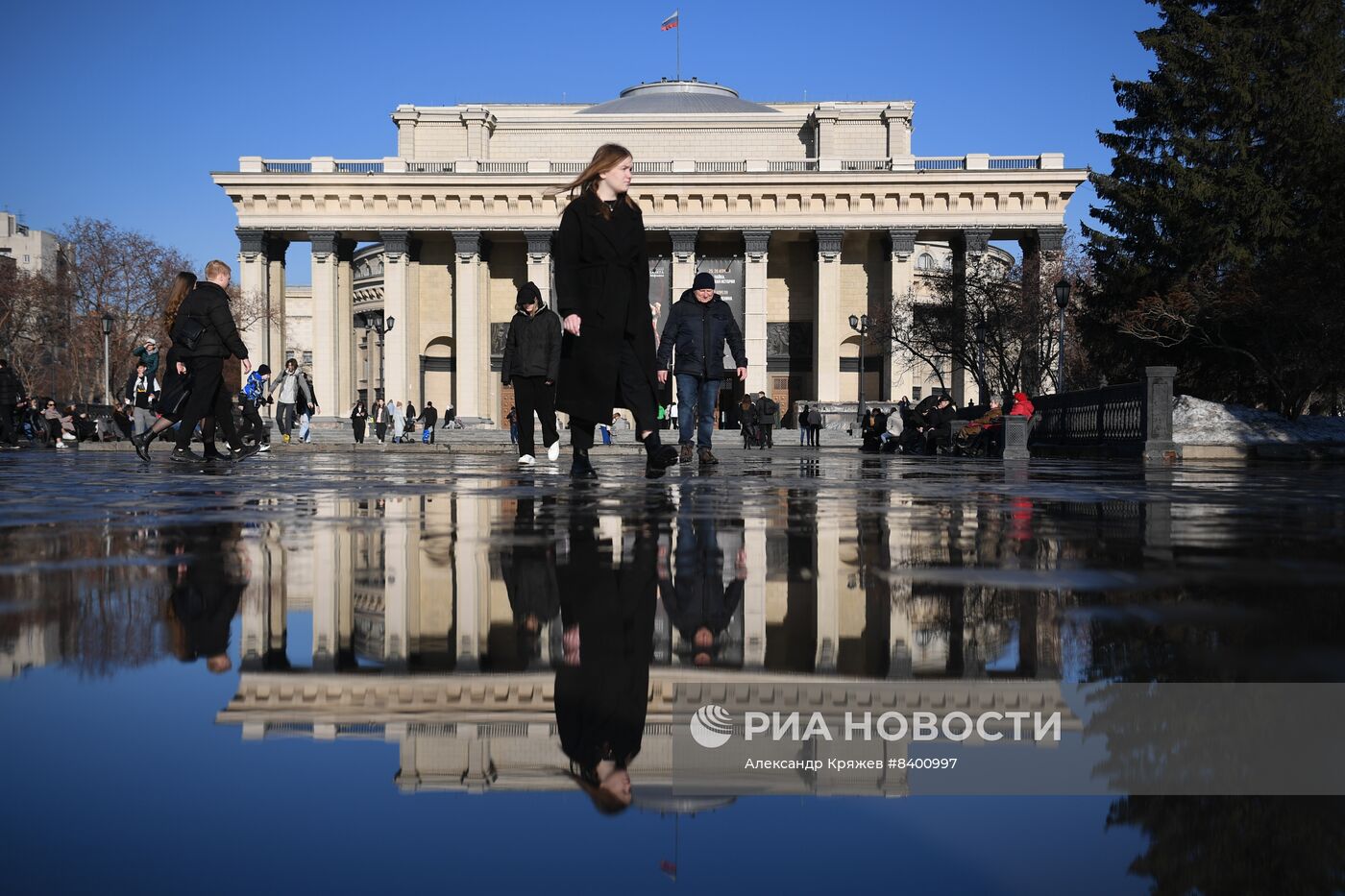 Весна в Новосибирске