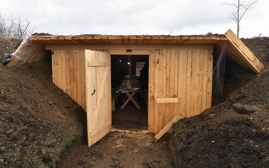 Позиции мобилизованных из Калужской области в Южном секторе СВО