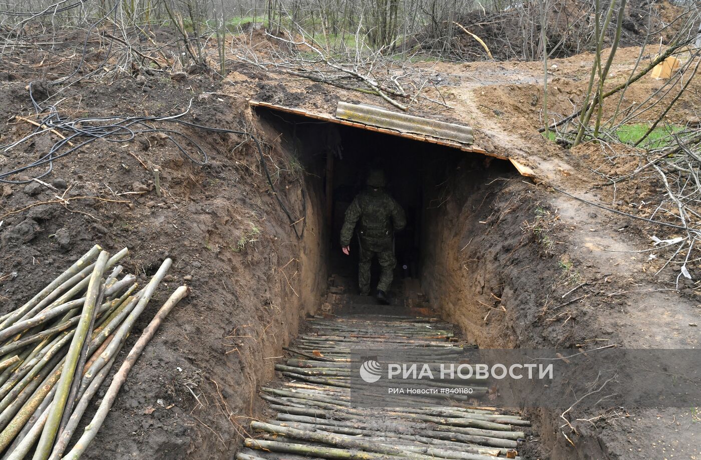 Позиции мобилизованных из Калужской области в Южном секторе СВО