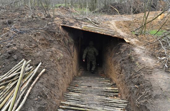 Позиции мобилизованных из Калужской области в Южном секторе СВО