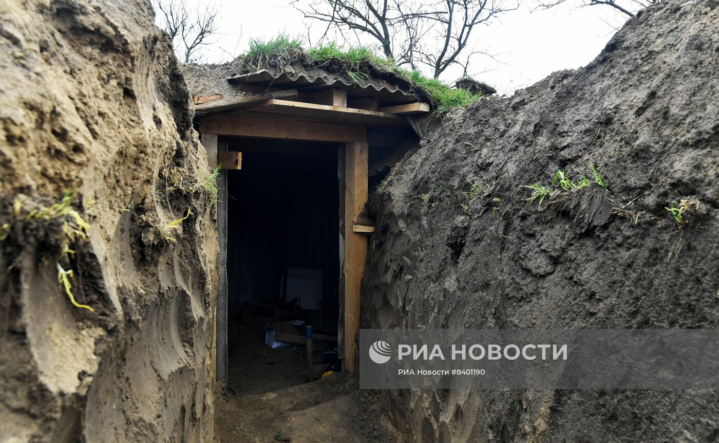 Позиции мобилизованных из Калужской области в Южном секторе СВО