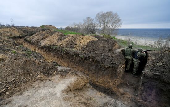 Позиции мобилизованных из Калужской области в Южном секторе СВО