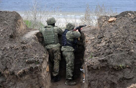 Позиции мобилизованных из Калужской области в Южном секторе СВО