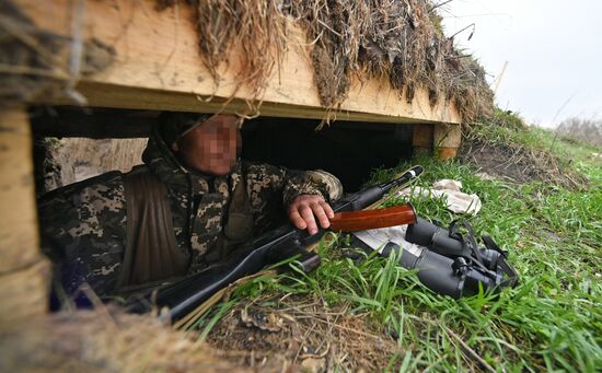 Позиции мобилизованных из Калужской области в Южном секторе СВО