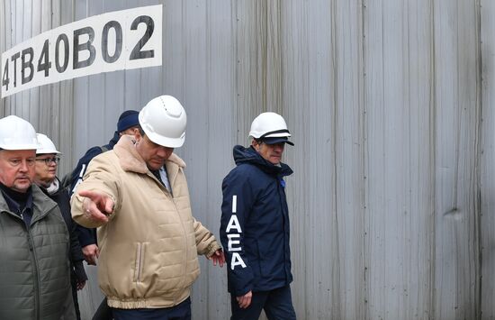 Визит главы МАГАТЭ Р. Гросси на Запорожскую АЭС