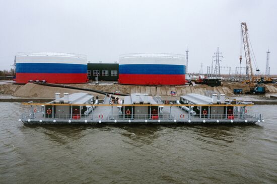 Новый водовод, соединяющий Ростовскую область и Донбасс, начал забор воды из реки Дон