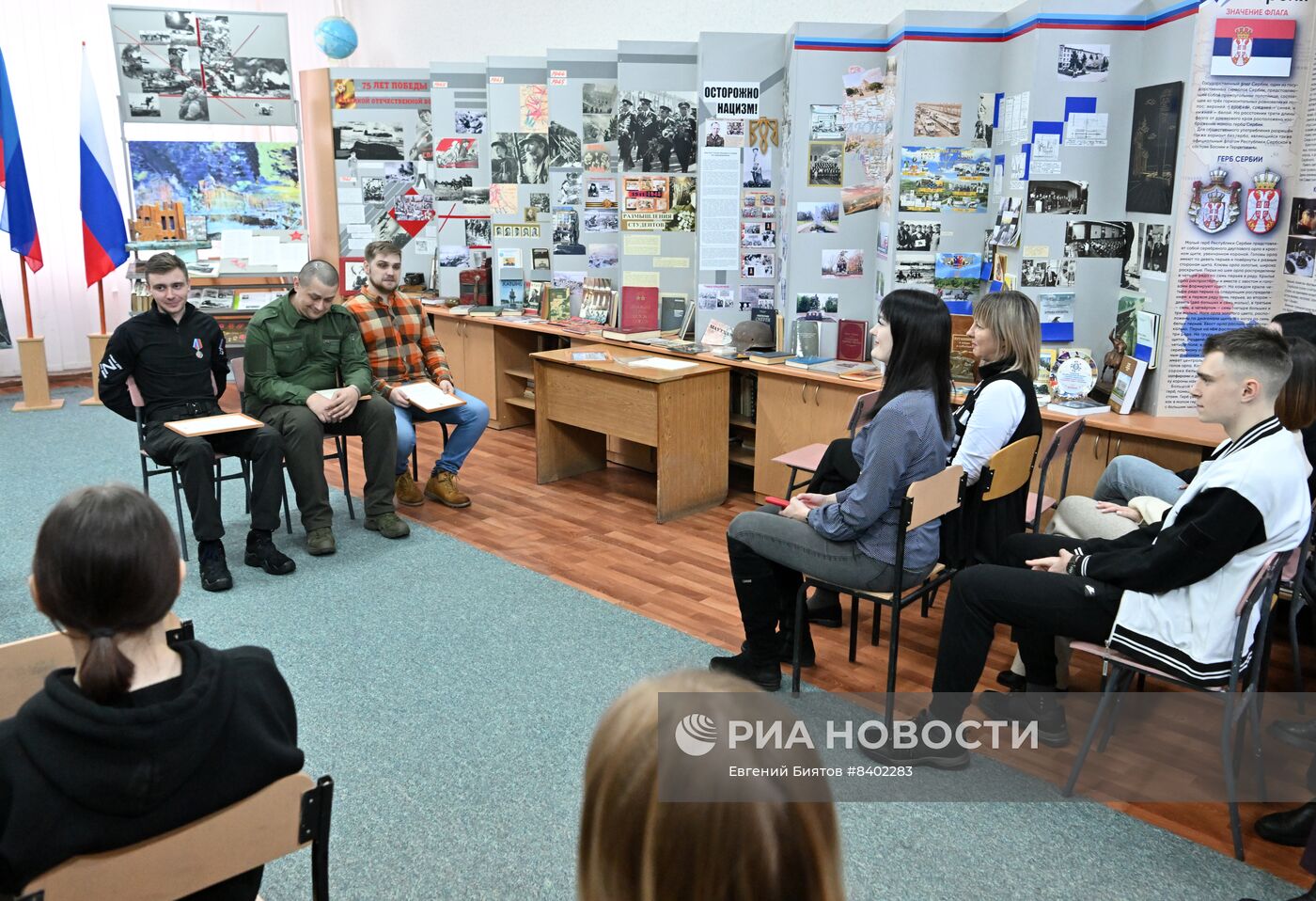 Акция "Герои среди нас" в ЛНР