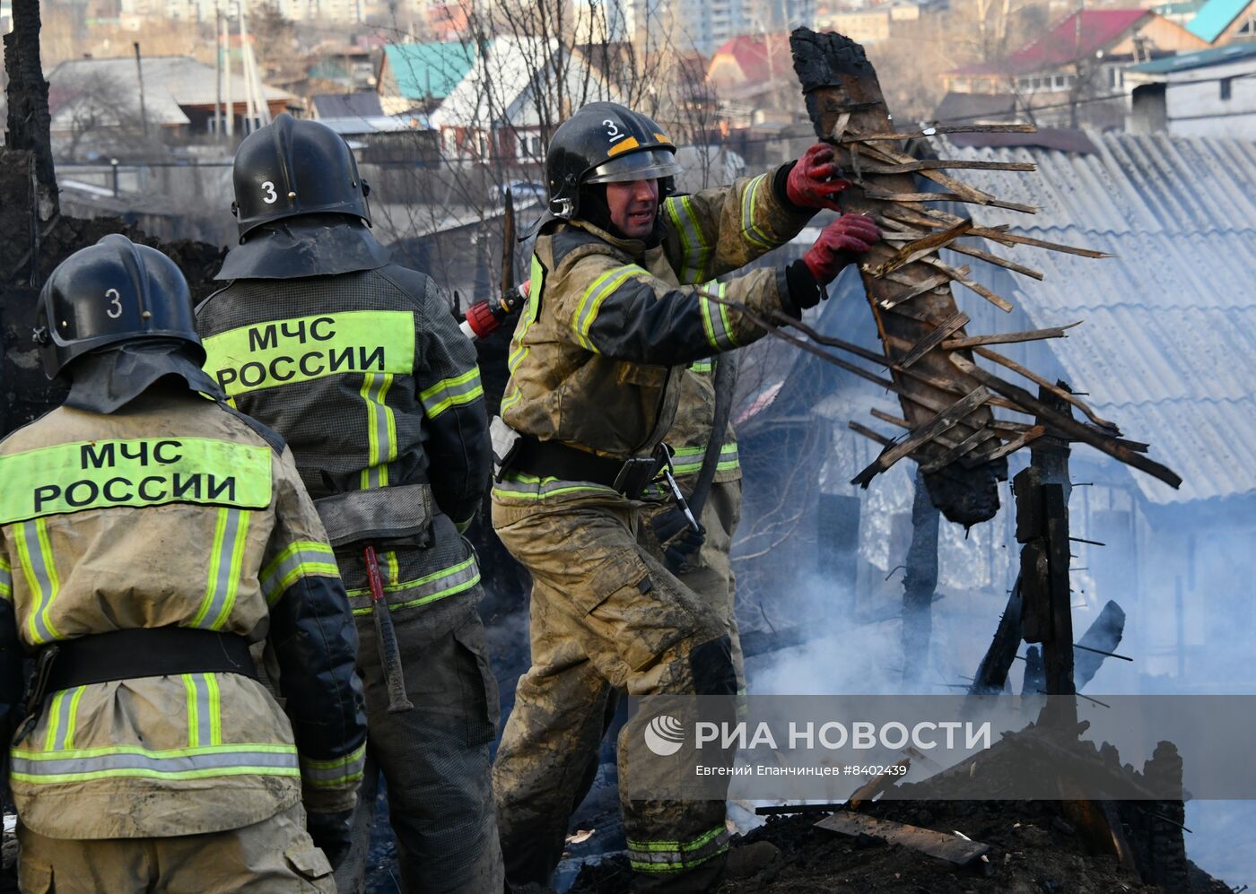 Последствия природных пожаров в Чите