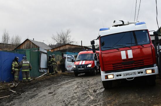 Последствия природных пожаров в Чите