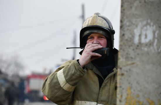 Последствия природных пожаров в Чите