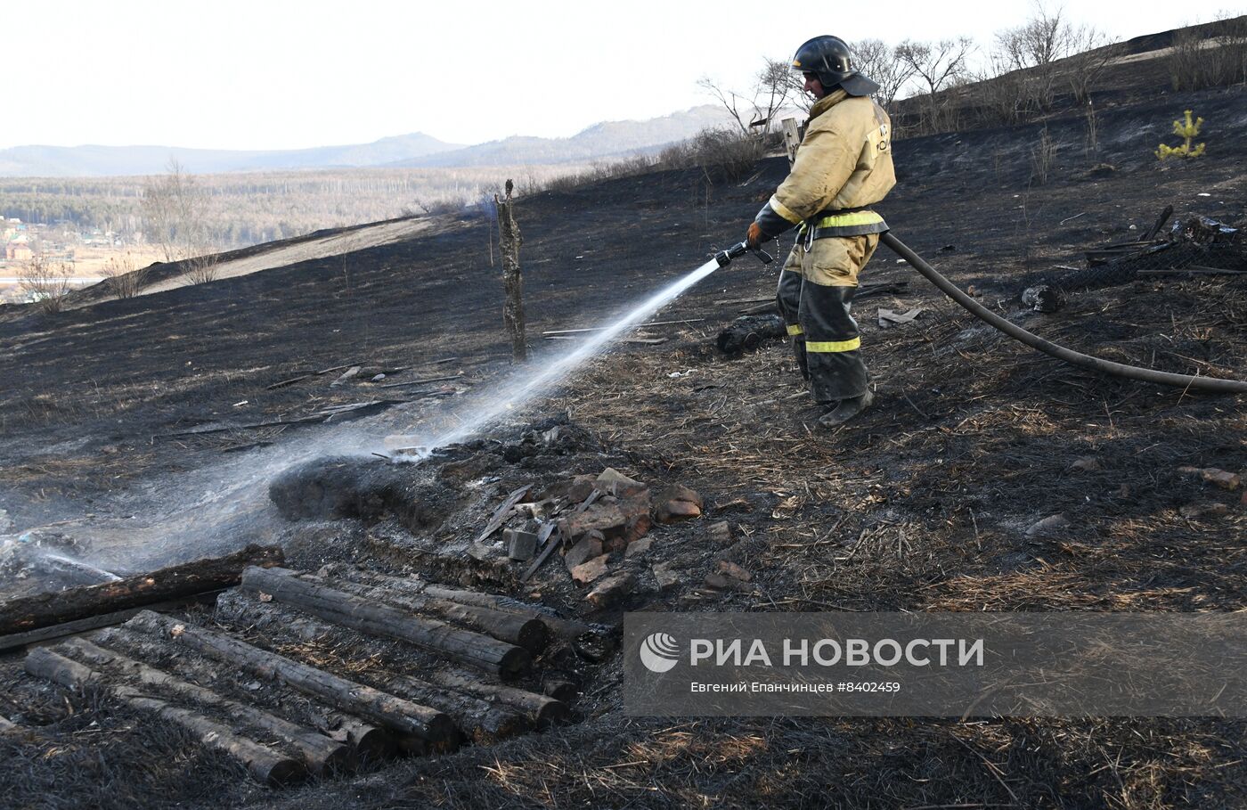 Последствия природных пожаров в Чите