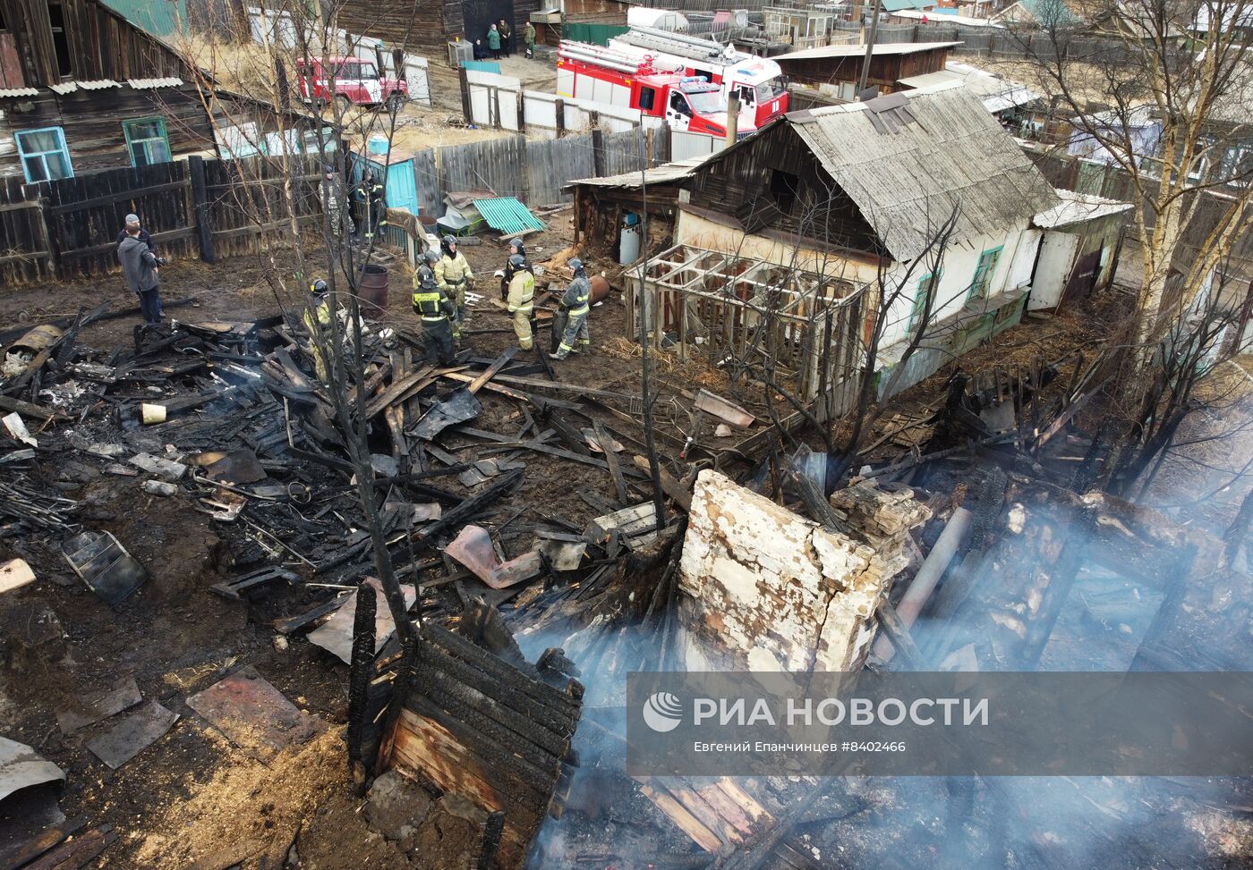 Последствия природных пожаров в Чите