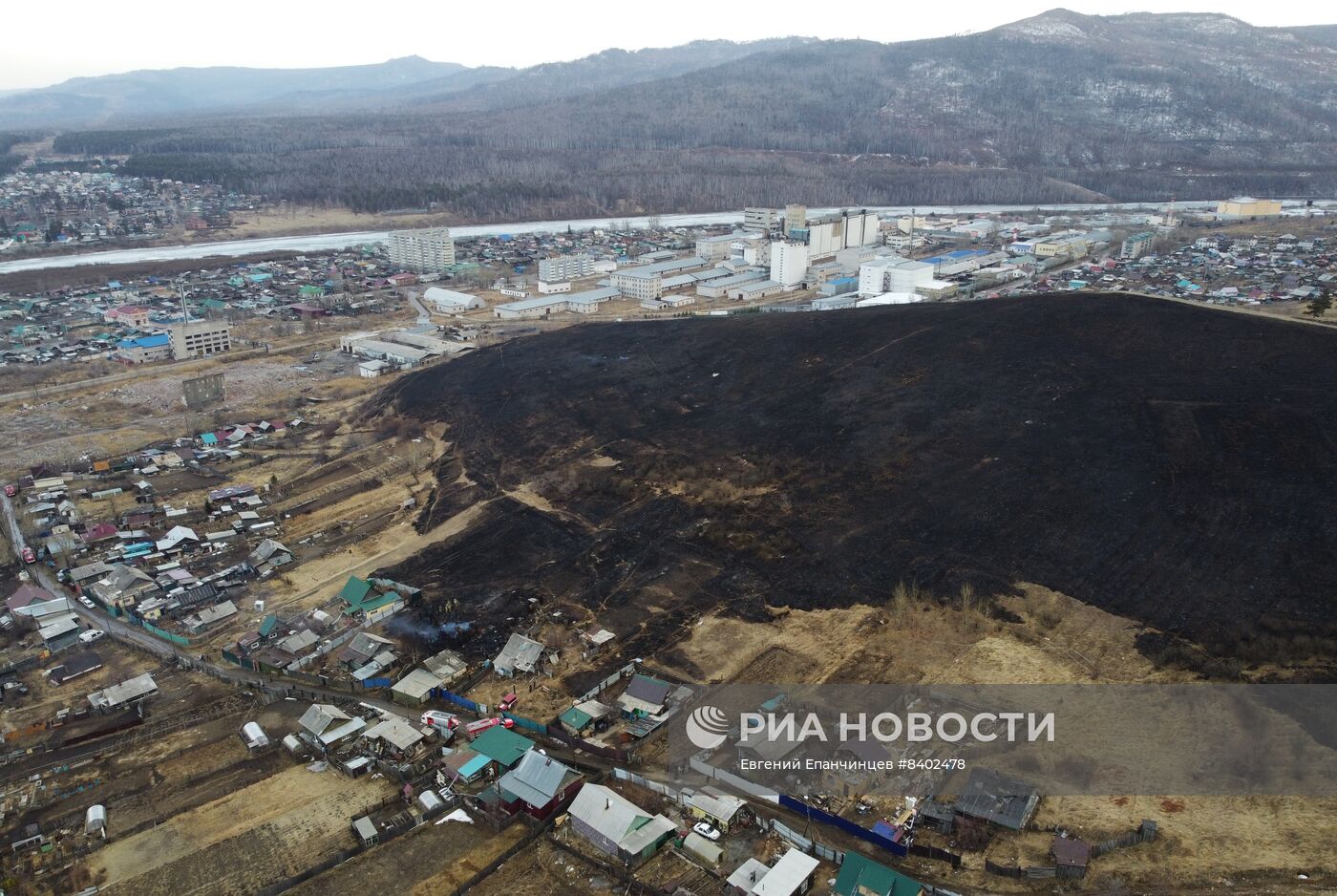 Последствия природных пожаров в Чите