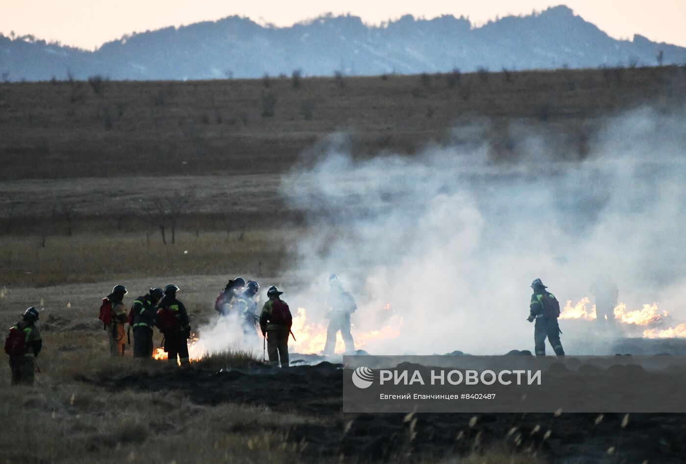 Последствия природных пожаров в Чите