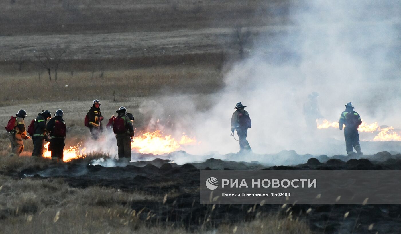 Пожар в Сосьве. Сосьва горит.