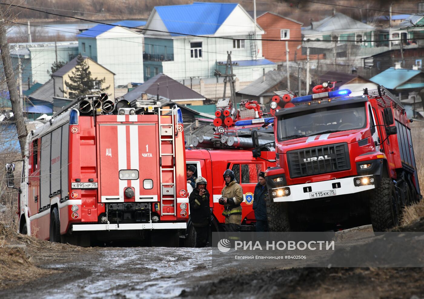 Последствия природных пожаров в Чите