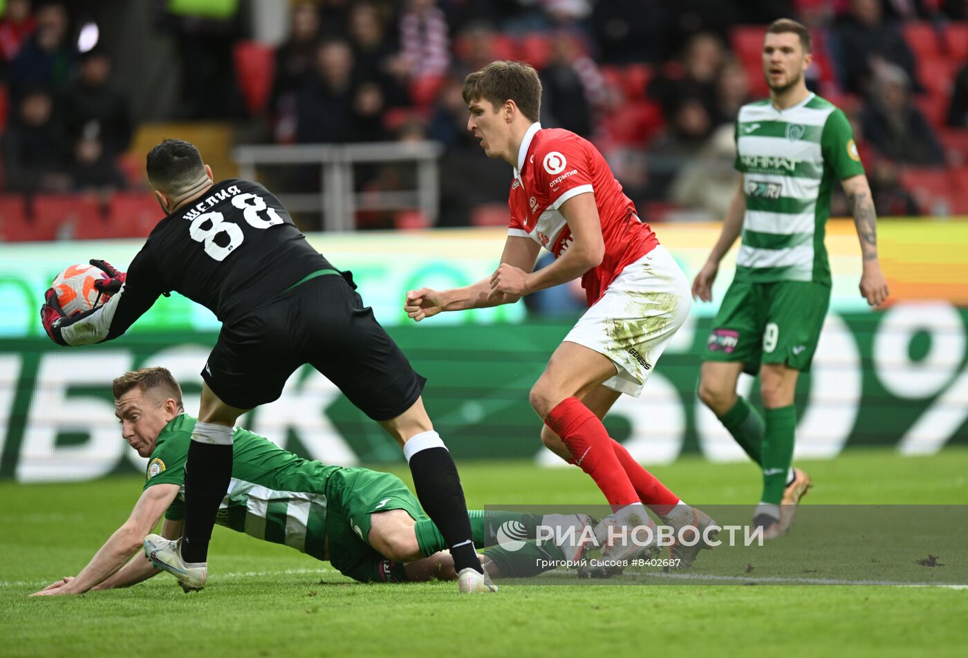 Футбол. РПЛ. Матч "Спартак" - "Ахмат"