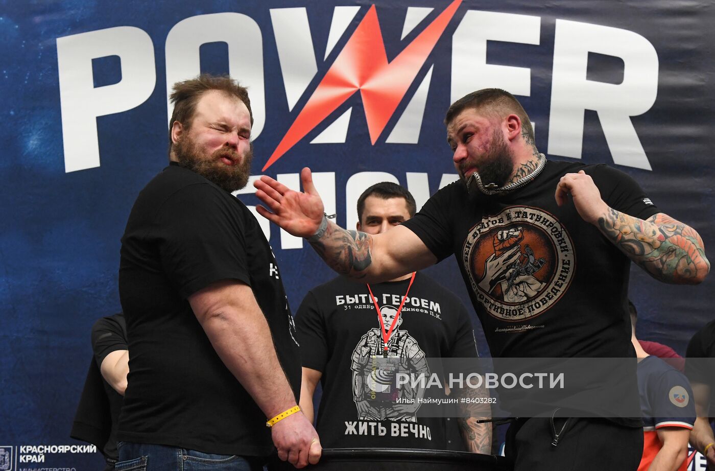 Фестиваль атлетических видов спорта Siberian Power Show в Красноярске