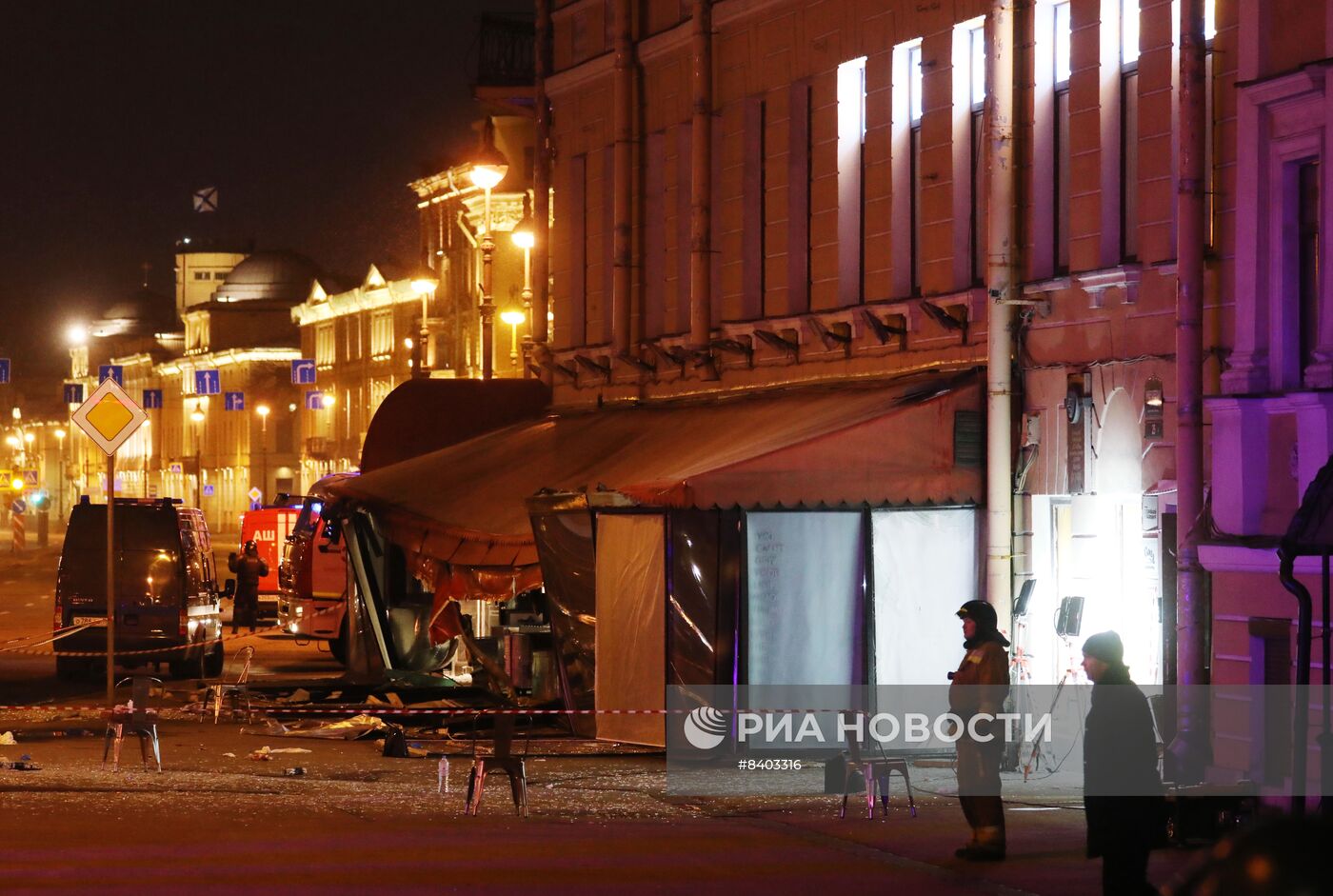 В Санкт-Петербурге при взрыве погиб военкор В. Татарский