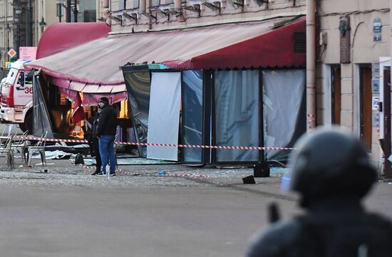 В Санкт-Петербурге при взрыве погиб военкор В. Татарский