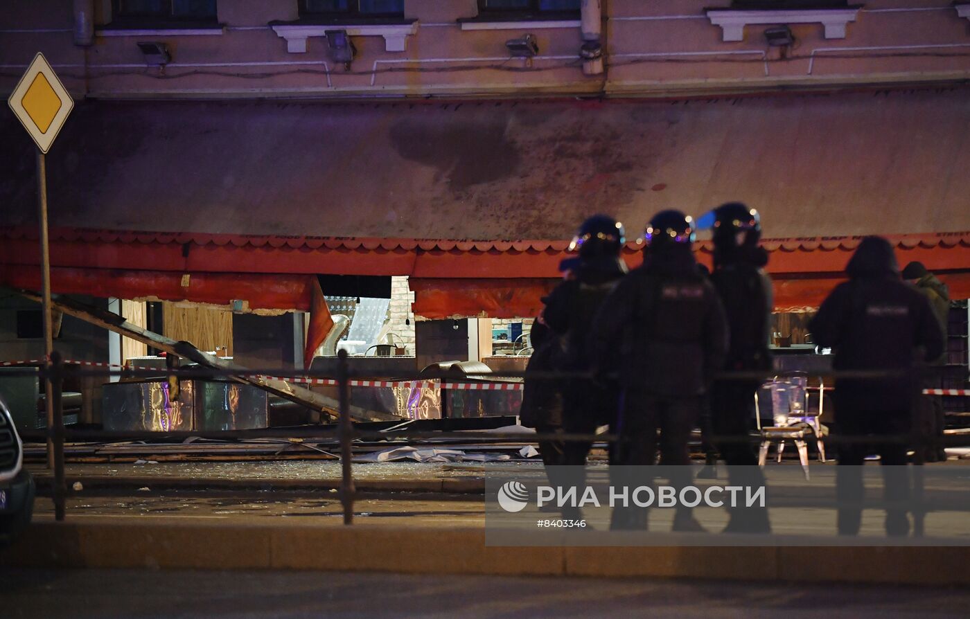 В Санкт-Петербурге при взрыве погиб военкор В. Татарский