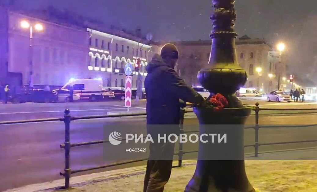 В Санкт-Петербурге при взрыве погиб военкор В. Татарский