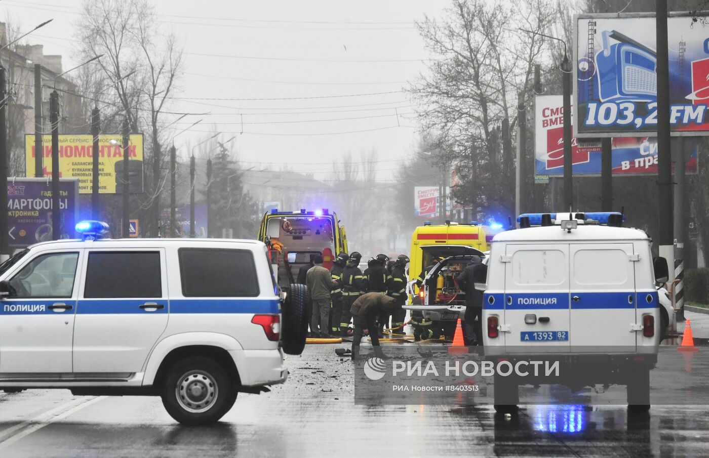 Взрыв произошел в Мелитополе