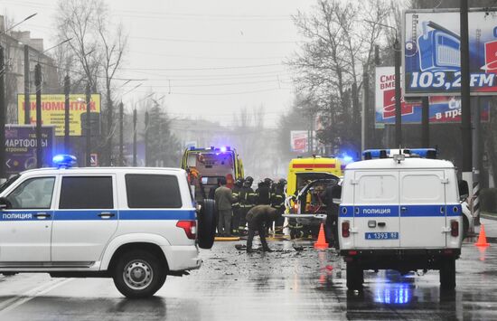 Взрыв произошел в Мелитополе