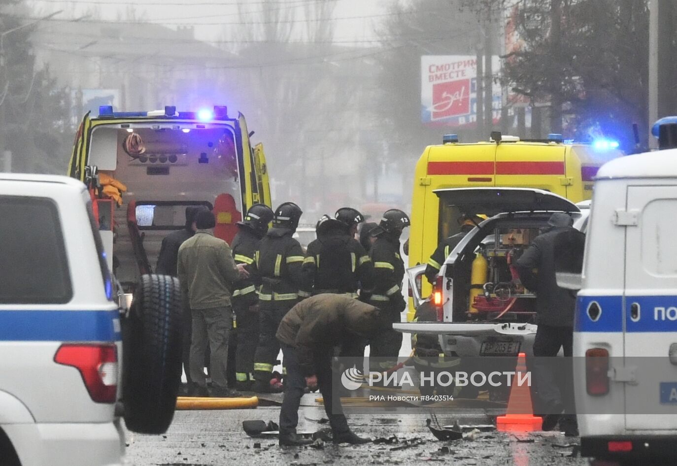 Взрыв произошел в Мелитополе