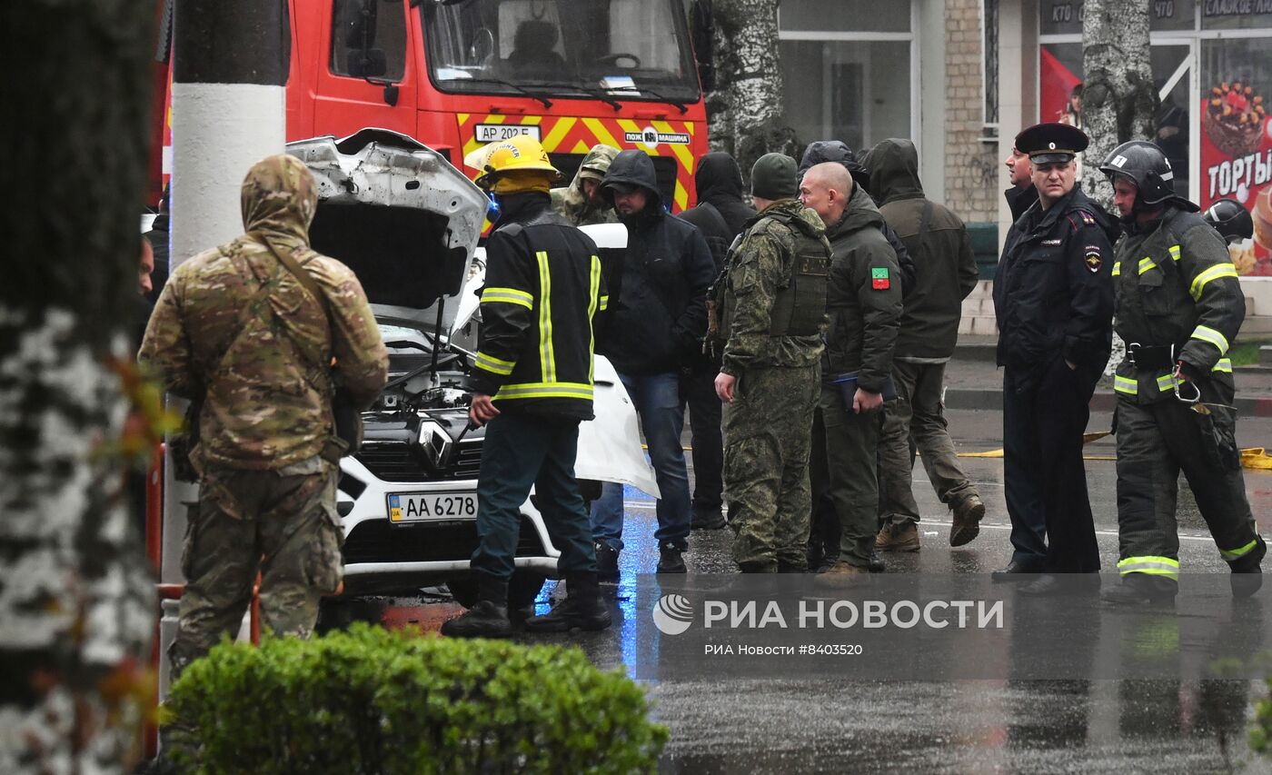 Взрыв произошел в Мелитополе