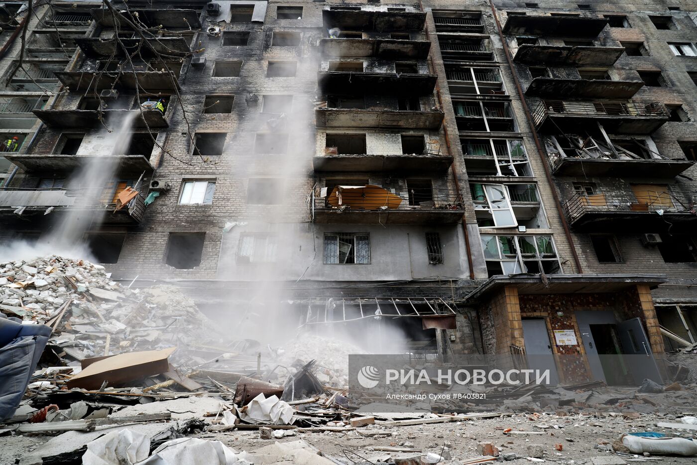 Подготовка к капремонту здания с выставочным залом А. Куинджи