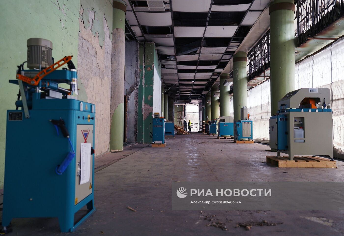 Подготовка к капремонту здания с выставочным залом А. Куинджи