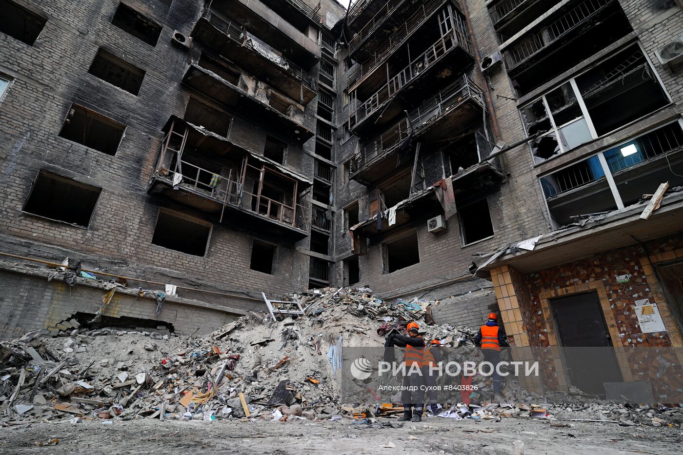 Подготовка к капремонту здания с выставочным залом А. Куинджи