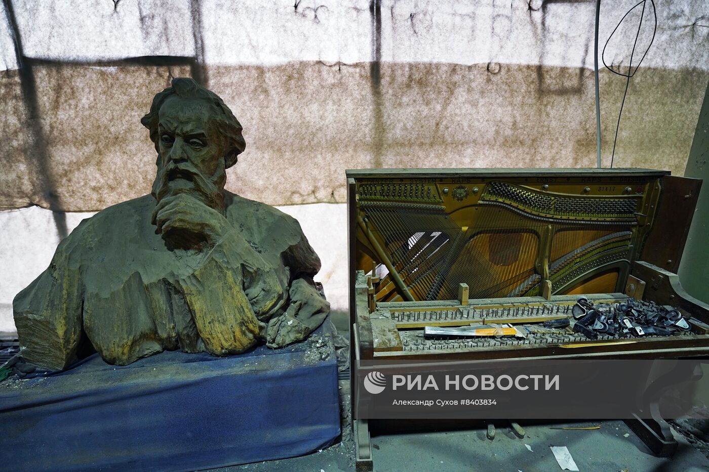 Подготовка к капремонту здания с выставочным залом А. Куинджи