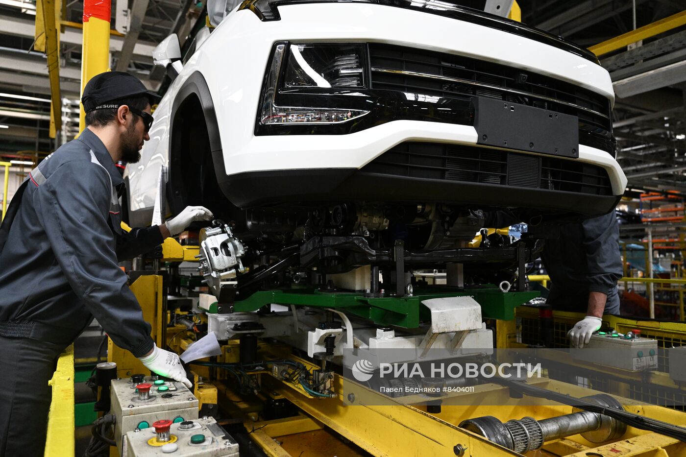 Мэр Москвы С. Собянин посетил завод "Москвич"